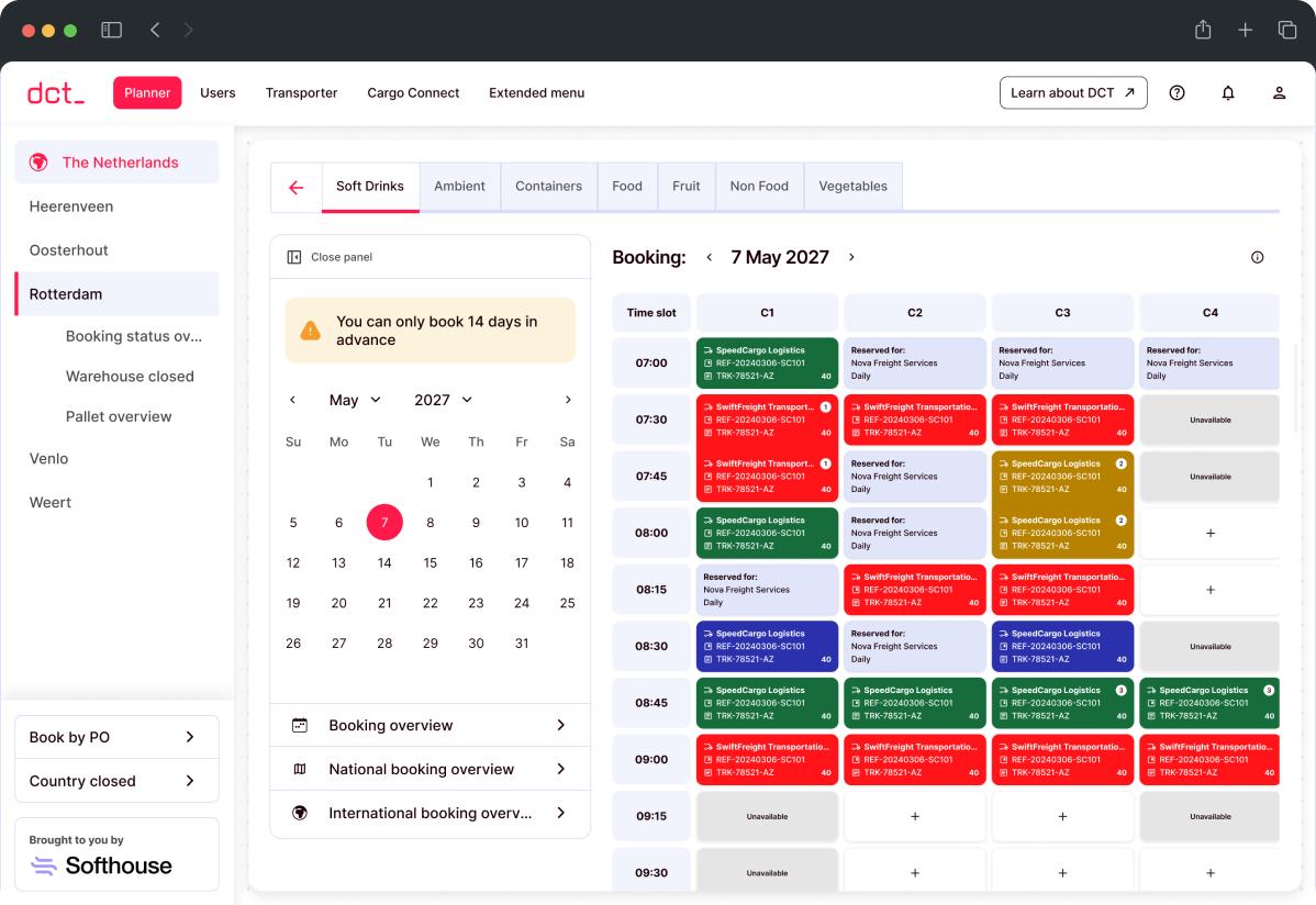 DCT Time Slot Management