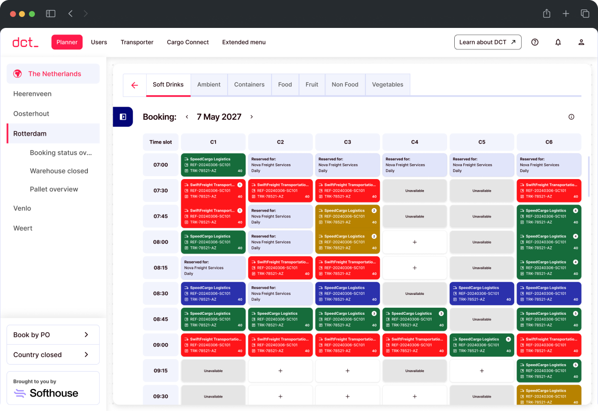 DCT Time Slot Management